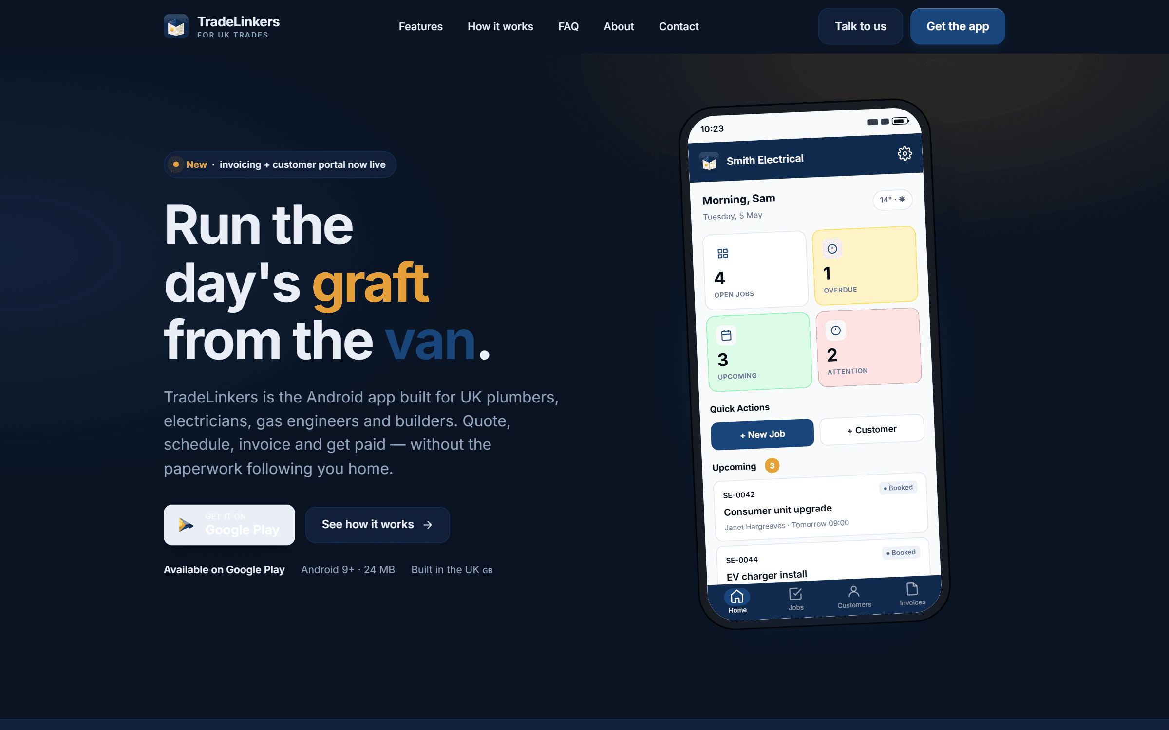 TradeLinkers — interface preview